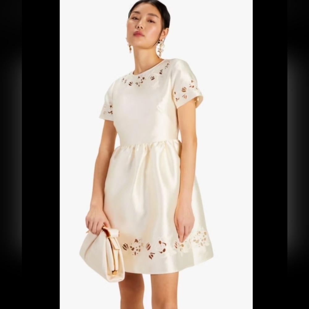 Kate Spade size 16 Embroidered Cutwork Dress